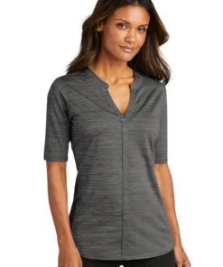 LK583 - Port Authority ® Ladies Stretch Heather Open Neck Top
